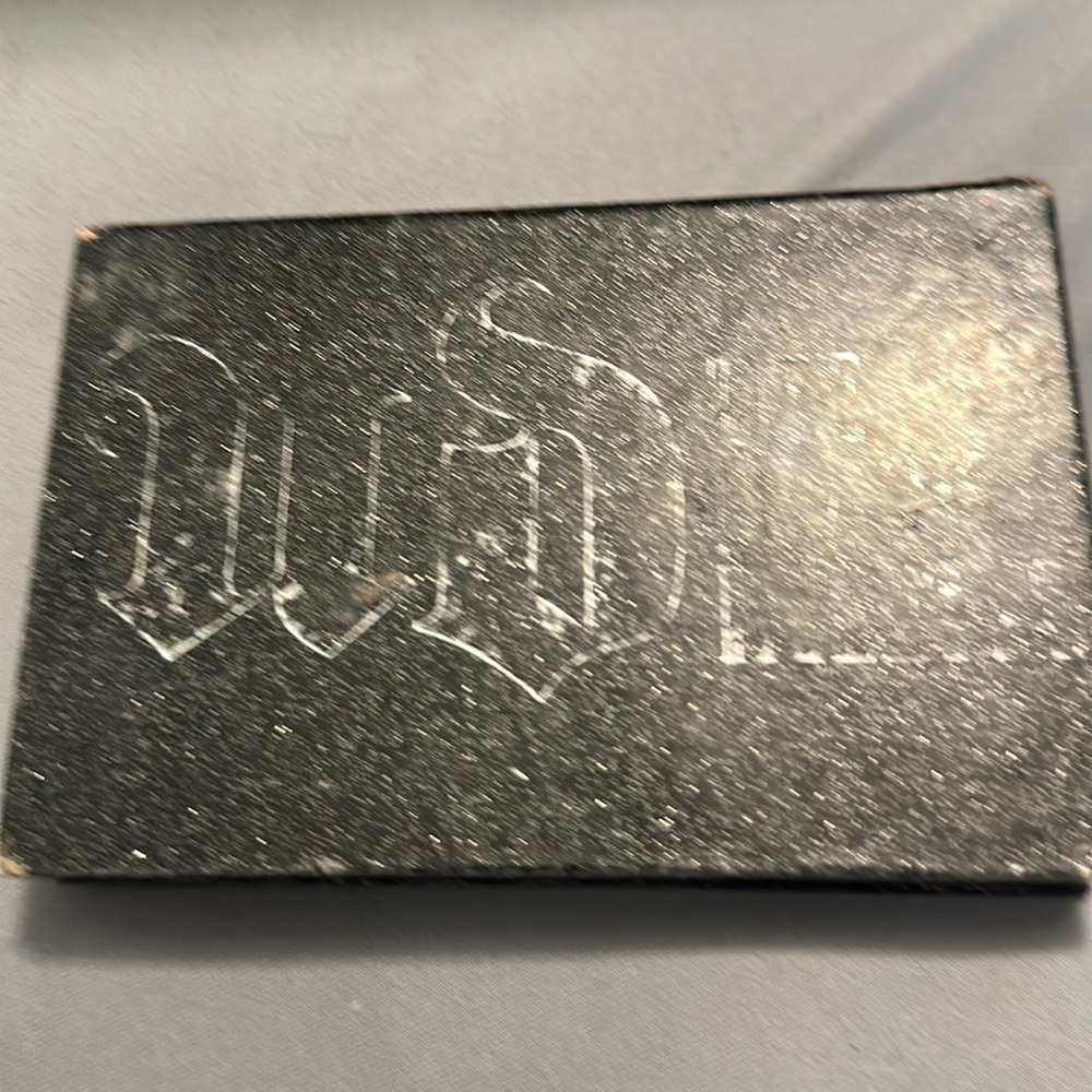 Used Urban Decay black palette